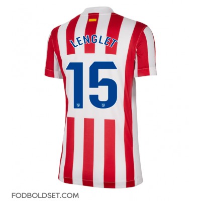 Atletico Madrid Clement Lenglet #15 Hjemmebanetrøje Dame 2025-26 Kortærmet Atletico Madrid Clement Lenglet #15 Hjemmebanetrøje Dame 2025-26 Kortærmet